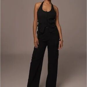 Elegant Black Women's Jumpsuit